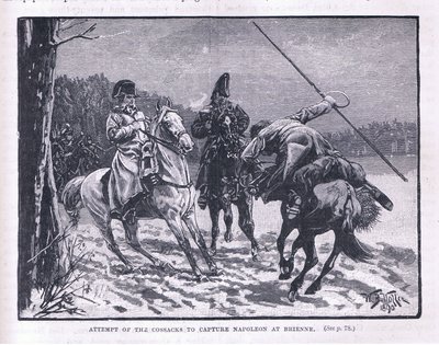 Attempt of Cossacks to Capture Napoleon at Brienne by William Barnes Wollen